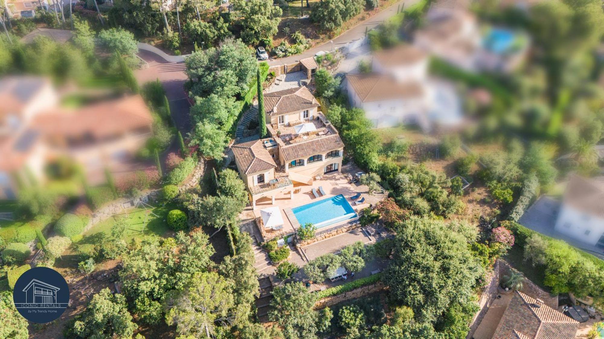 Villa Familiale Avec Vue Imprenable Сен-Рафаэль Экстерьер фото