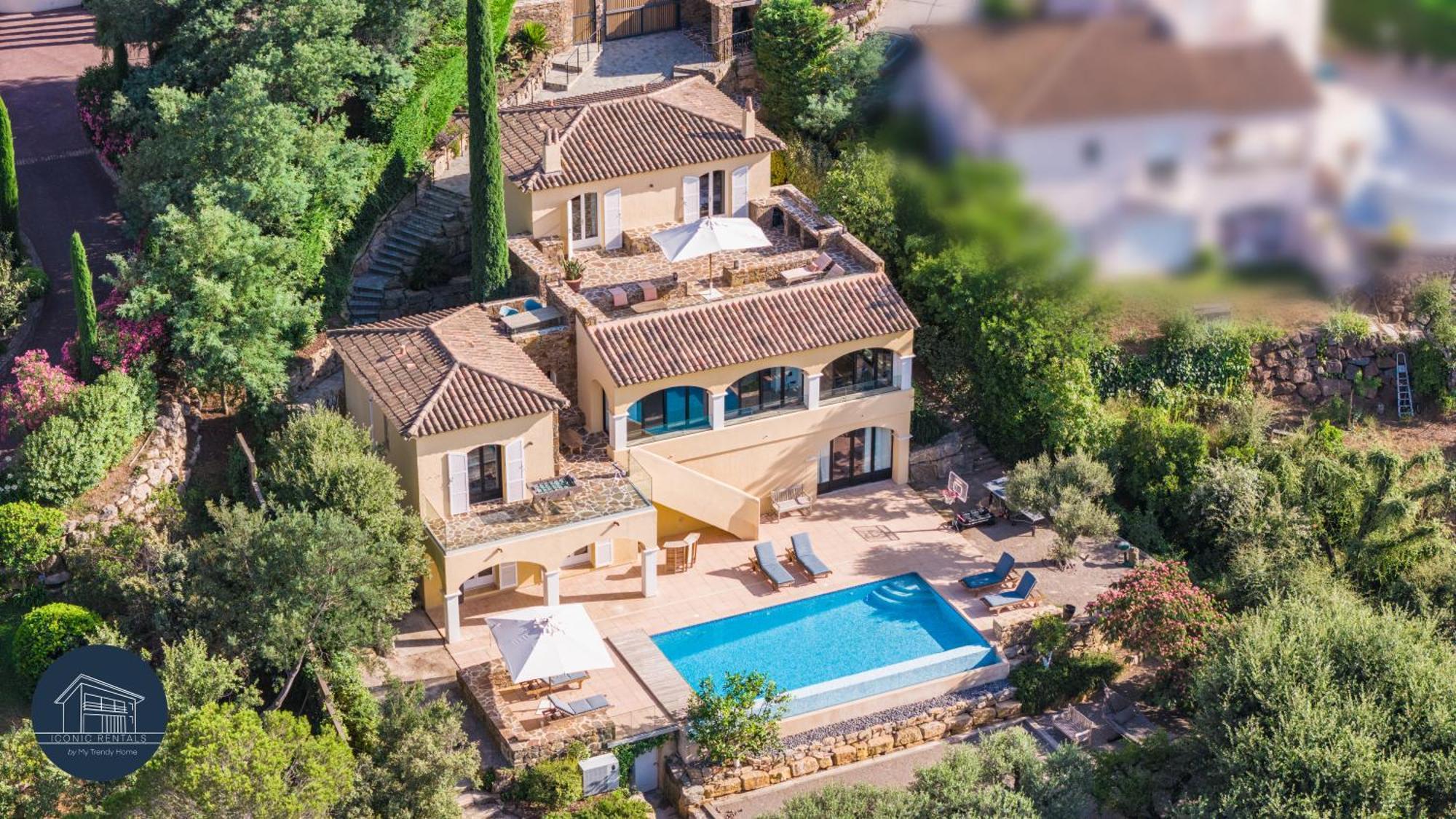 Villa Familiale Avec Vue Imprenable Сен-Рафаэль Экстерьер фото