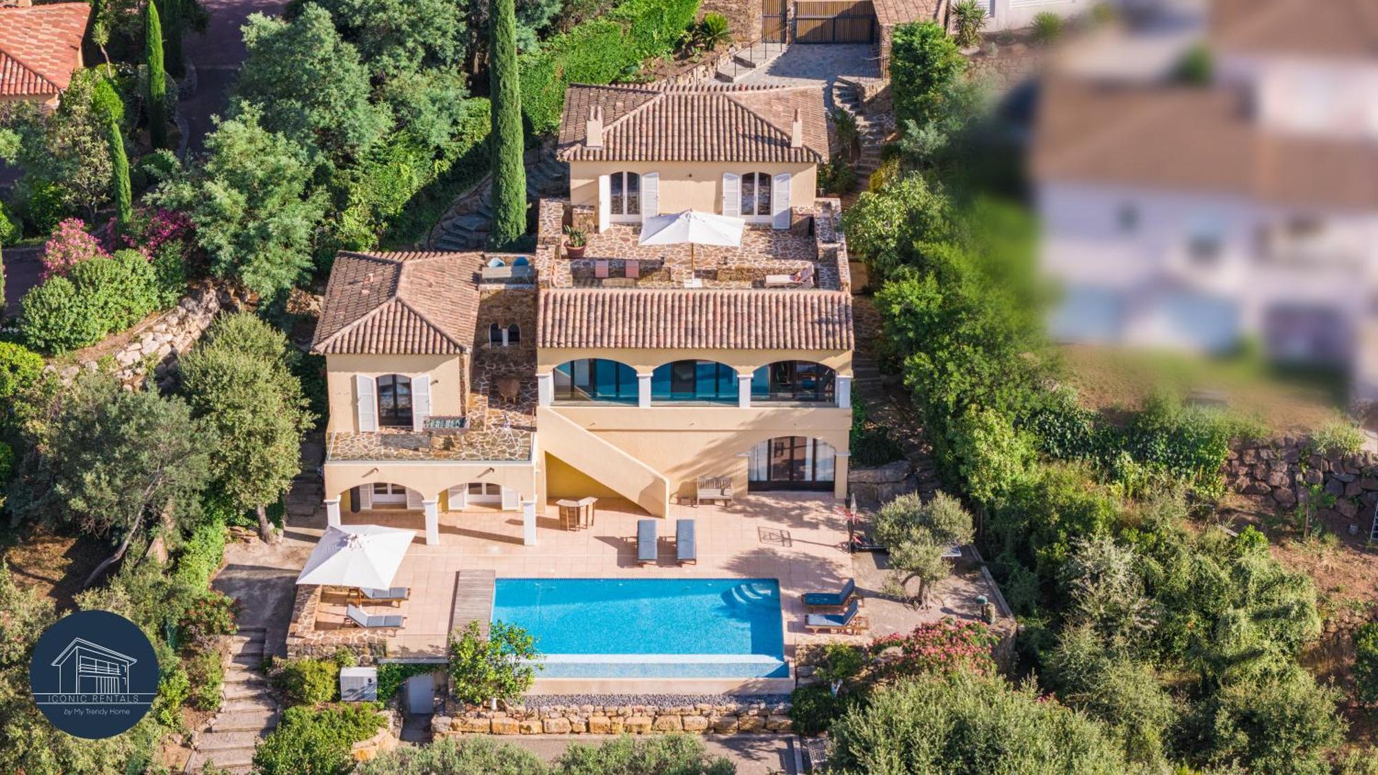 Villa Familiale Avec Vue Imprenable Сен-Рафаэль Экстерьер фото