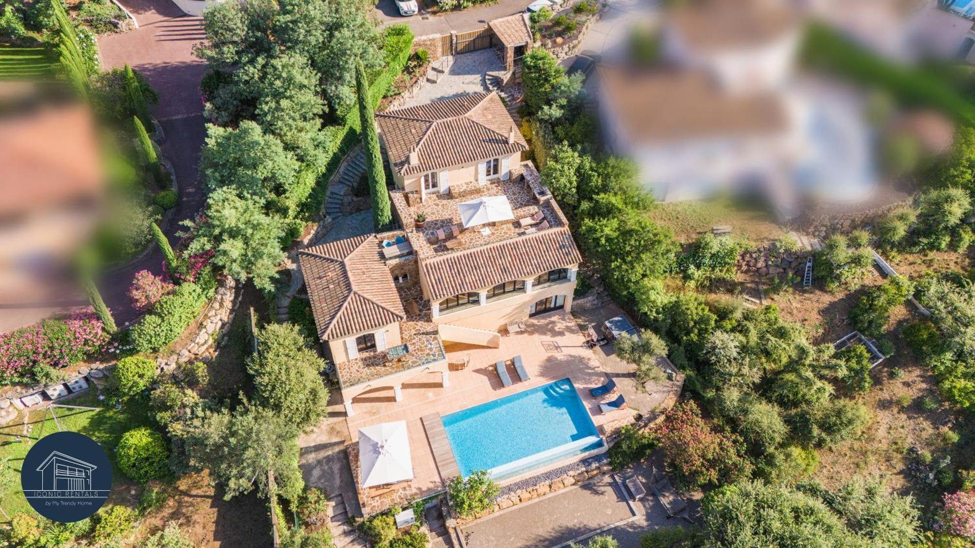 Villa Familiale Avec Vue Imprenable Сен-Рафаэль Экстерьер фото