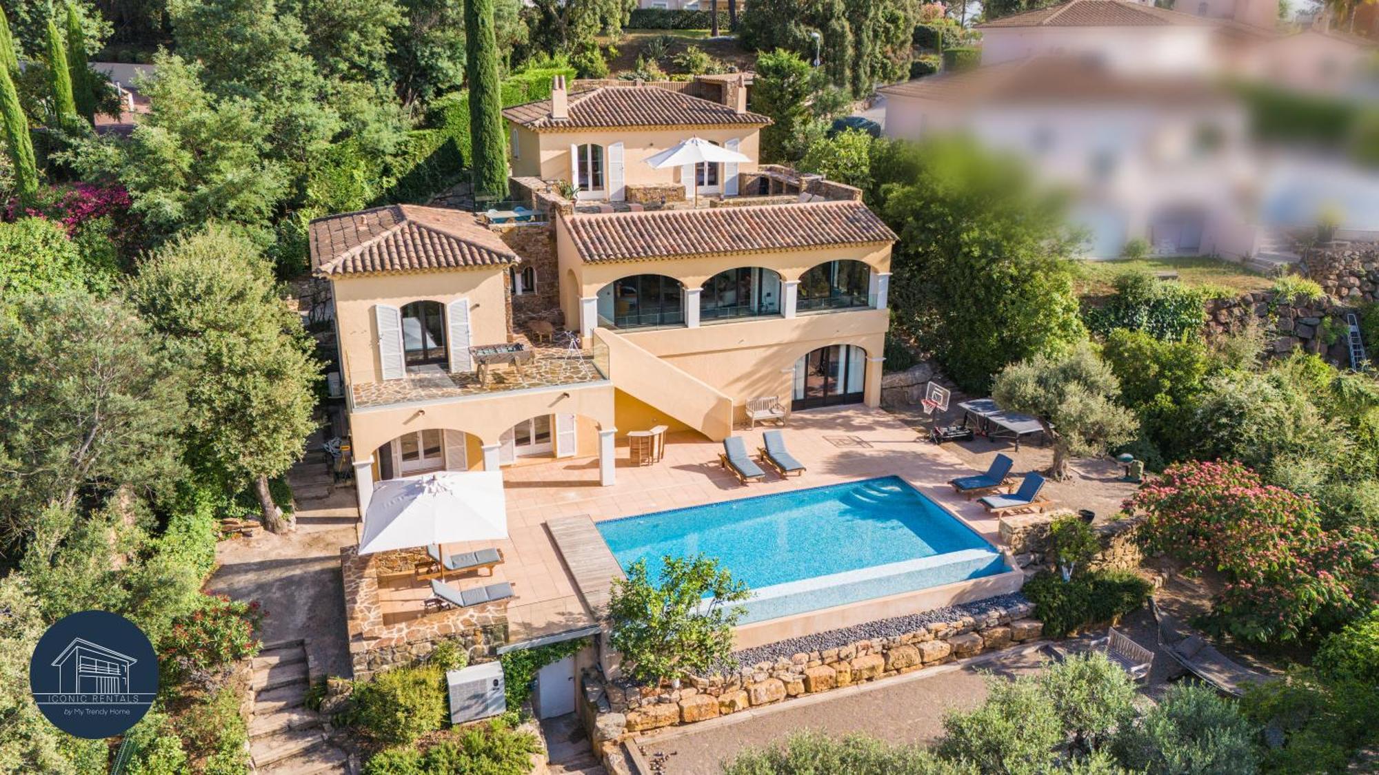 Villa Familiale Avec Vue Imprenable Сен-Рафаэль Экстерьер фото